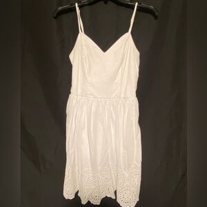 White Small Casual White Dress